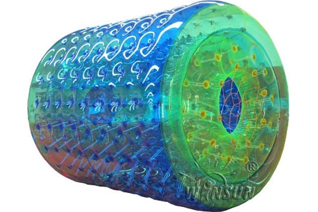 Colorful inflatable water roller WB-008 front view