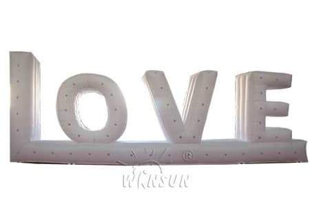 WSD-075 Giant Inflatable LOVE Model