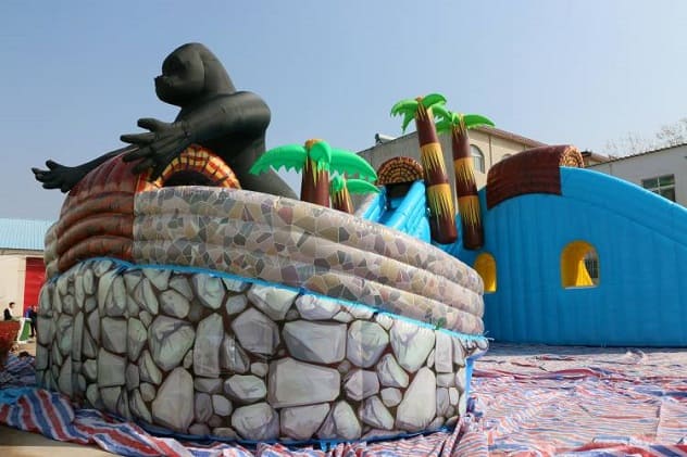 inflatable adventure water park