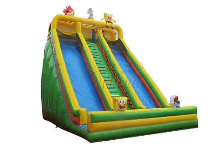 WSS-143 Sponge Bob Inflatable Slip N Slide