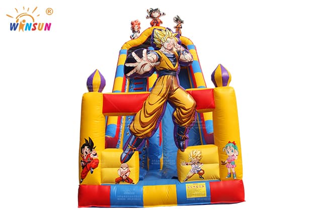 cartoon dargon ball inflatable slide wss330 3