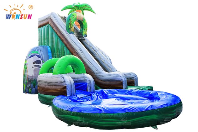 Large Coconut Falls Inflatable Slide by Winson Inflatables - UK Supplier