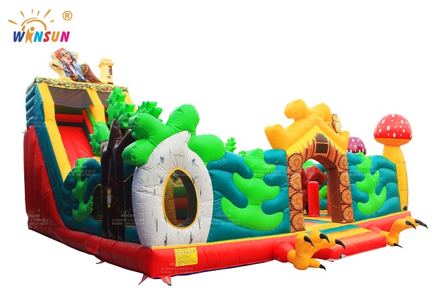 commercial inflatable kids fun land