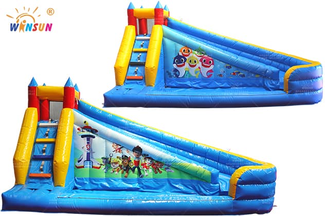 little inflatable water slide wss308 2
