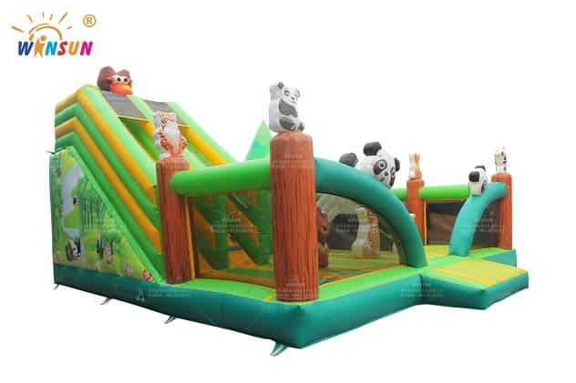 commercial Inflatable panda funland
