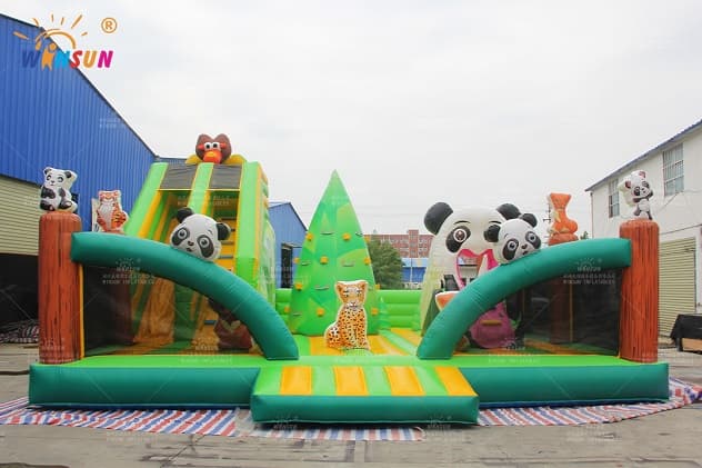 wholesale Inflatable panda funland