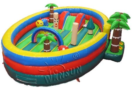 WSC-126 Inflatable Tropical Bouncing House