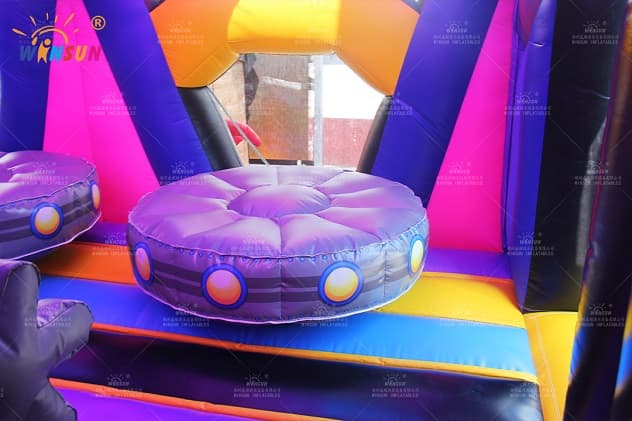 kids rocket theme inflatable fun city