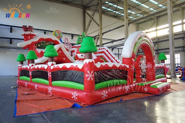 commercial Christmas Theme Inflatable Funland