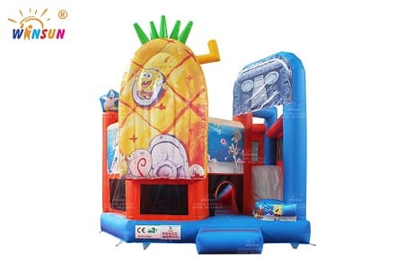 WSC-246 Inflatable Obstacle Course N Slide Combo