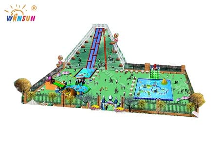 WSR-015 Custom Inflatable Water Slide Project