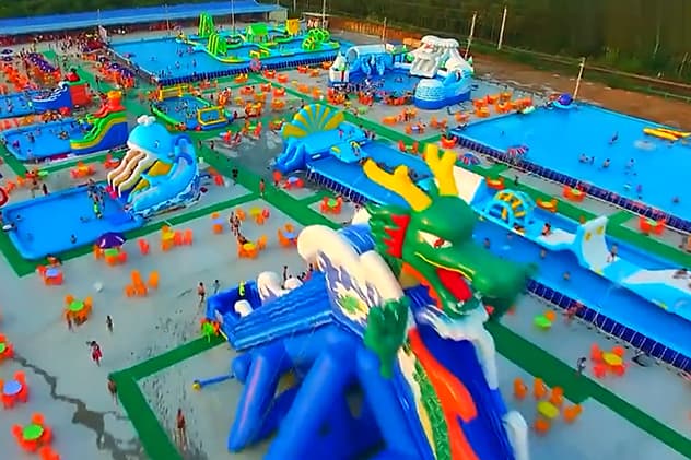 inflatable water park project