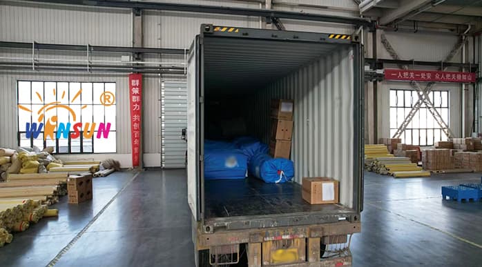 Inflatable water slides and bounce houses shipped to Europe – Winson container