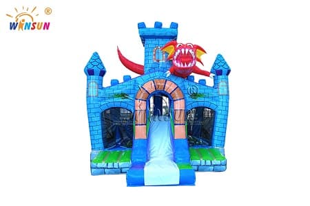 WSC-538 Inflatable Combo Jumping Castle with Slide