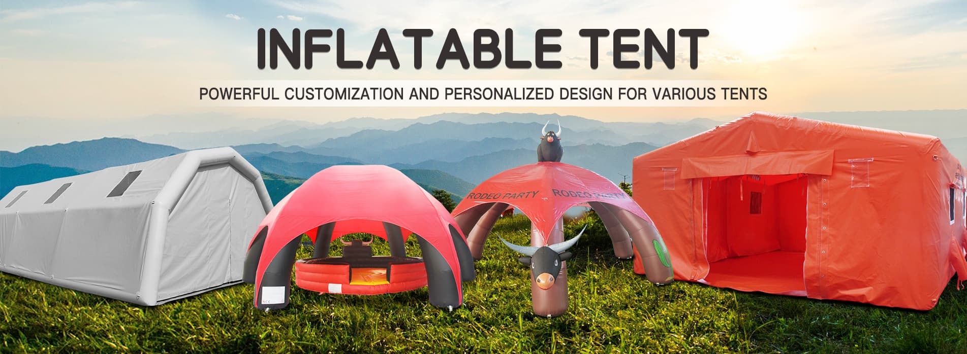 Durable inflatable tents for events and exhibitions - Winson