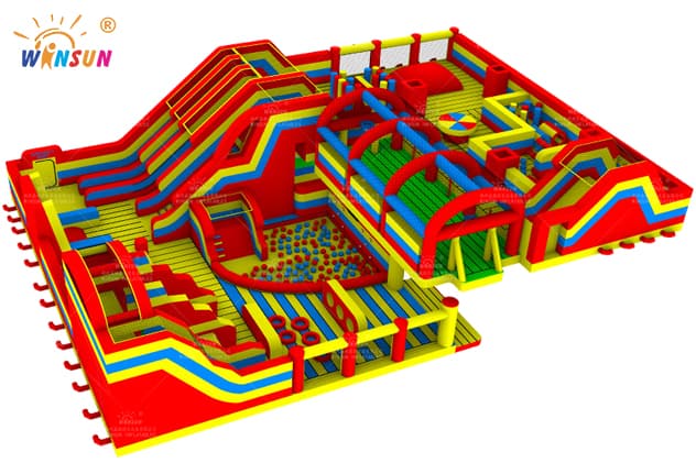 custom huge indoor inflatable playground