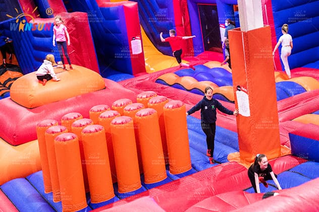 fun inflatable theme park