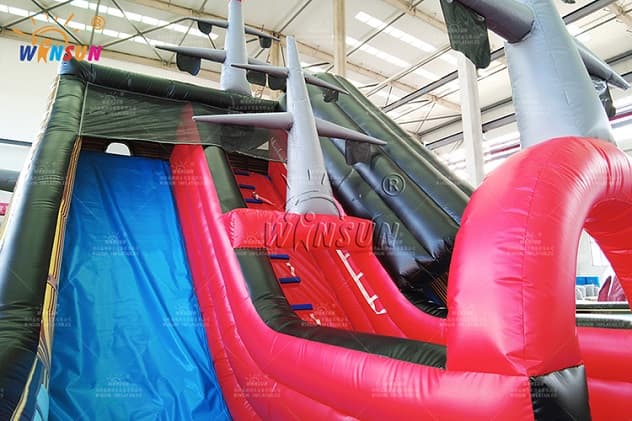 wholesale giant custom pirate ship inflatable playground