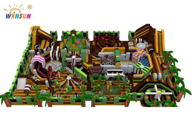 big inflatable fun park