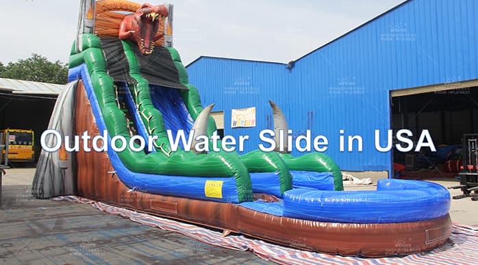 Inflatable Jurassic Rush Slide in USA
